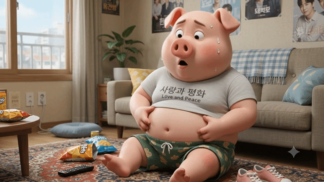도니옵~  뱃살 귀여웡♡