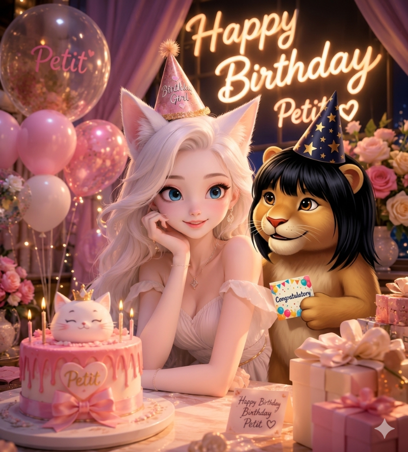 우리~  쁘띠언니~  생일축하행~~~♡♡